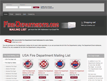 Tablet Screenshot of mailing-list.fire-departments.org